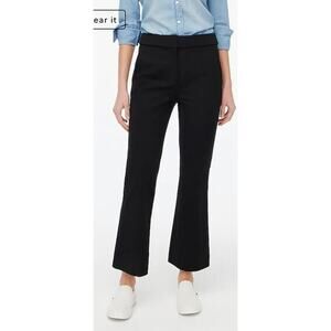 J.Crew Factory Kelsey Flare Pant in Black Size 10 NWT